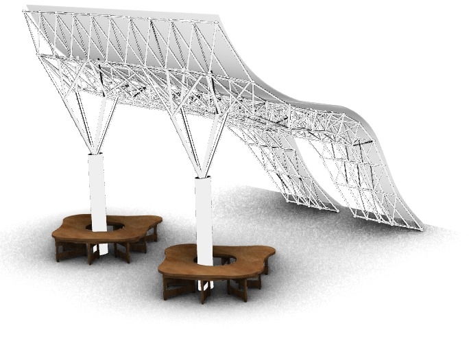 hanoun space truss project-4