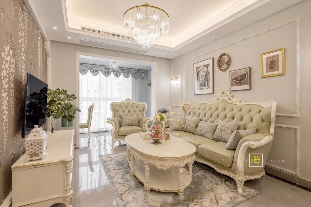 成都紫玉熙庭 93m2 简欧浪漫家居设计-19