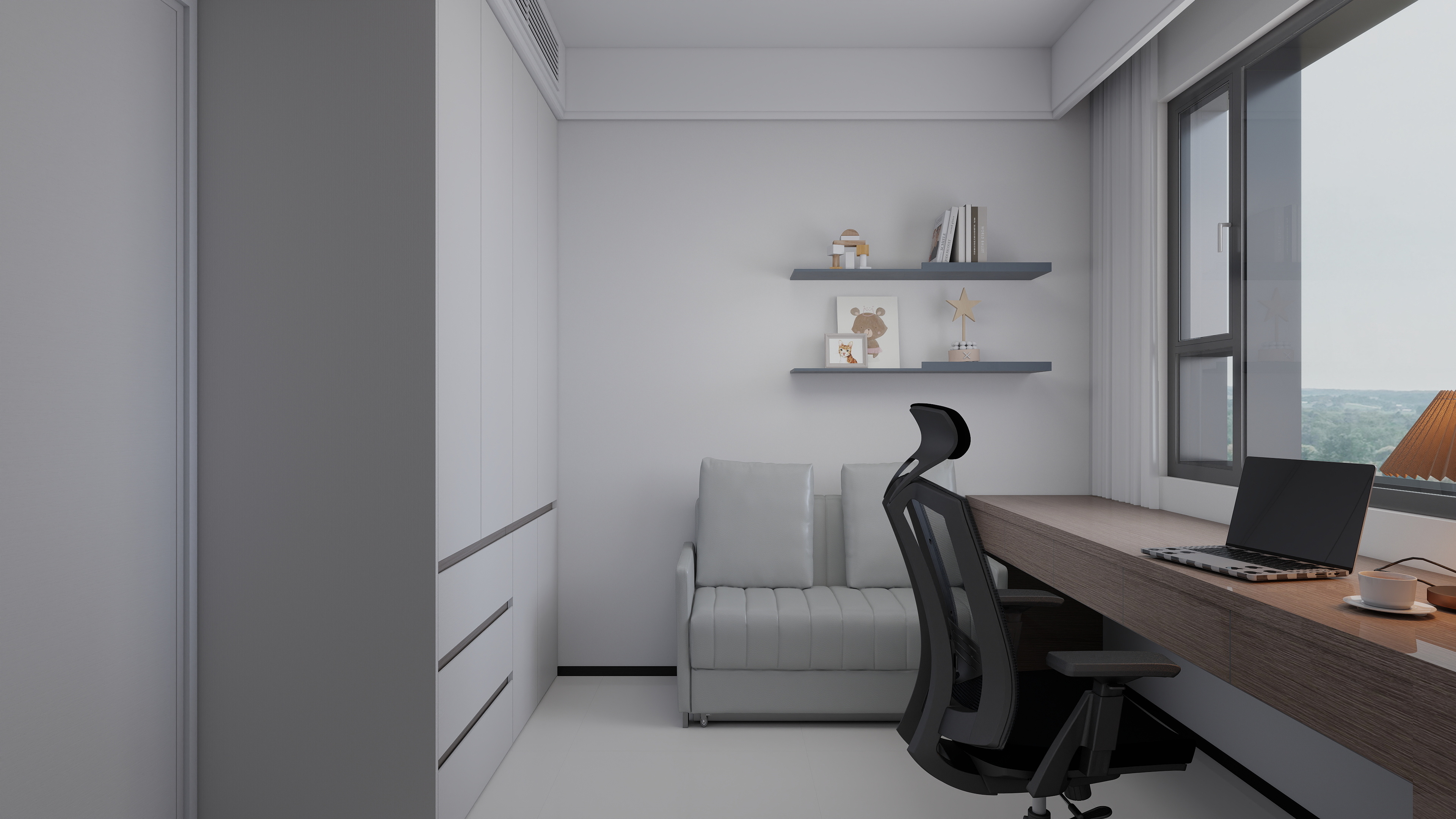 中国电建泷悦长安现代极简3室-8