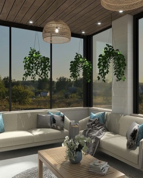 Modern Villa Interior: "Where Elegance Meets Warmth"