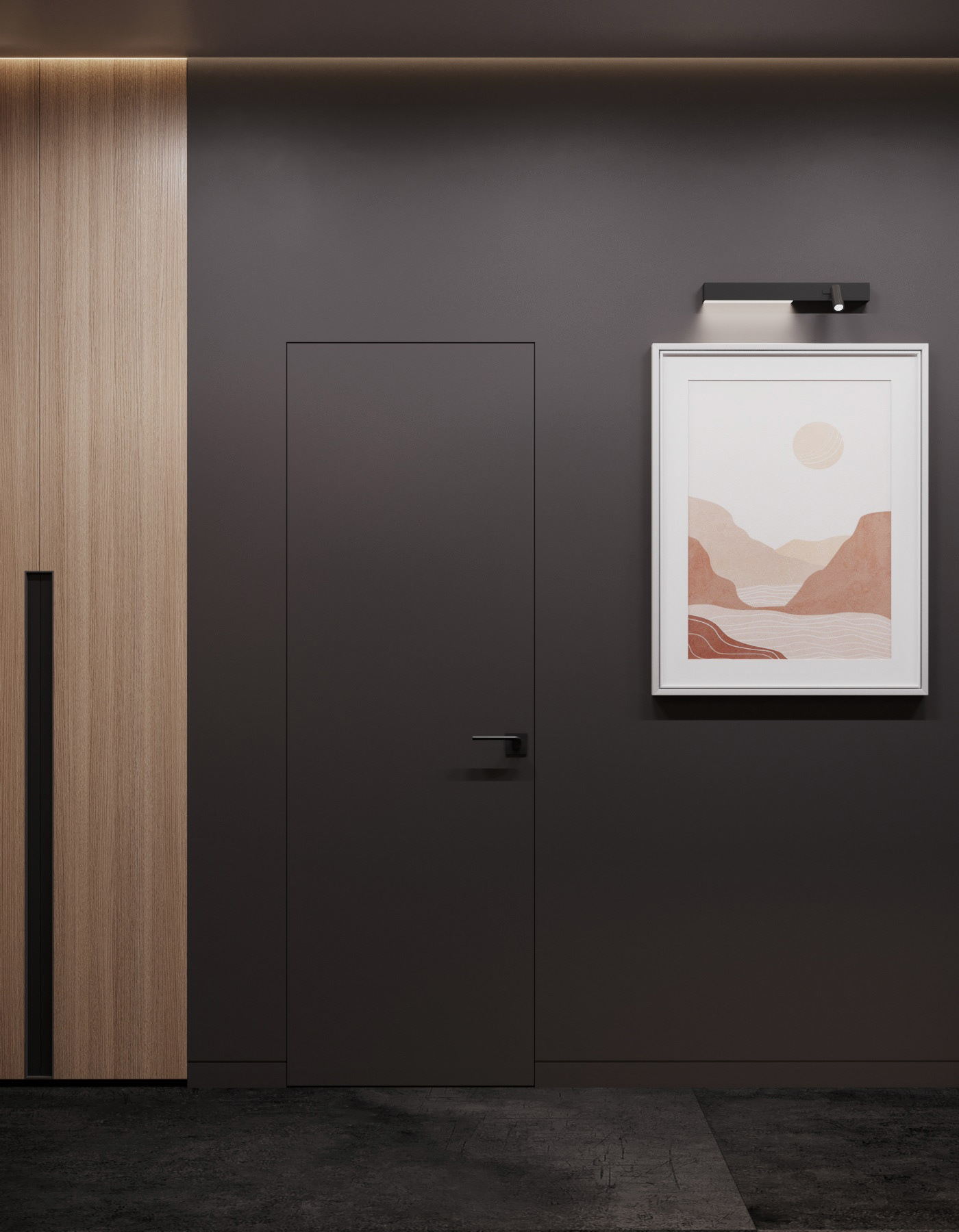 原木与灰色 打造舒适温暖的居住空间                     -3