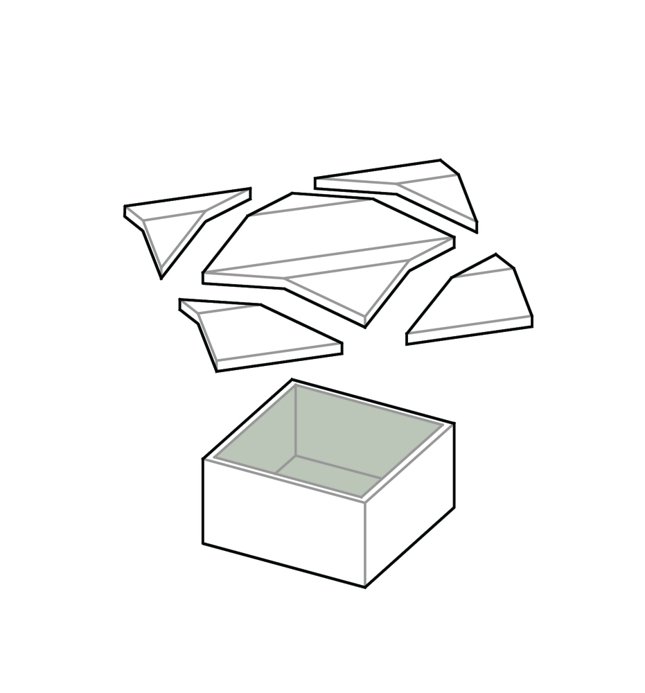 折纸式蝶形屋顶住宅-49