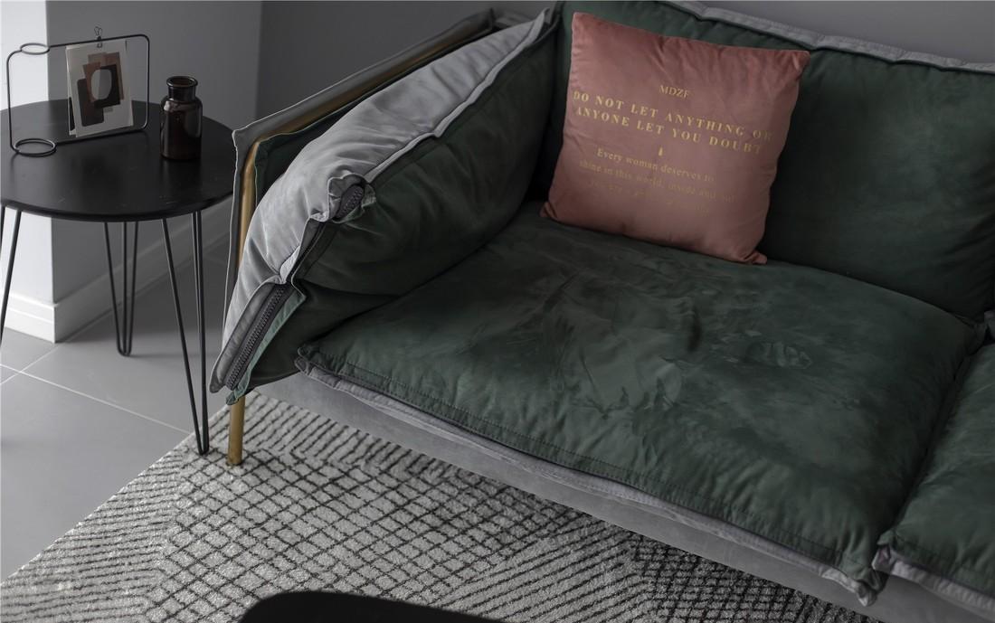 成都郫都 102㎡北欧风家居,浪漫粉灰打造舒适生活空间-17