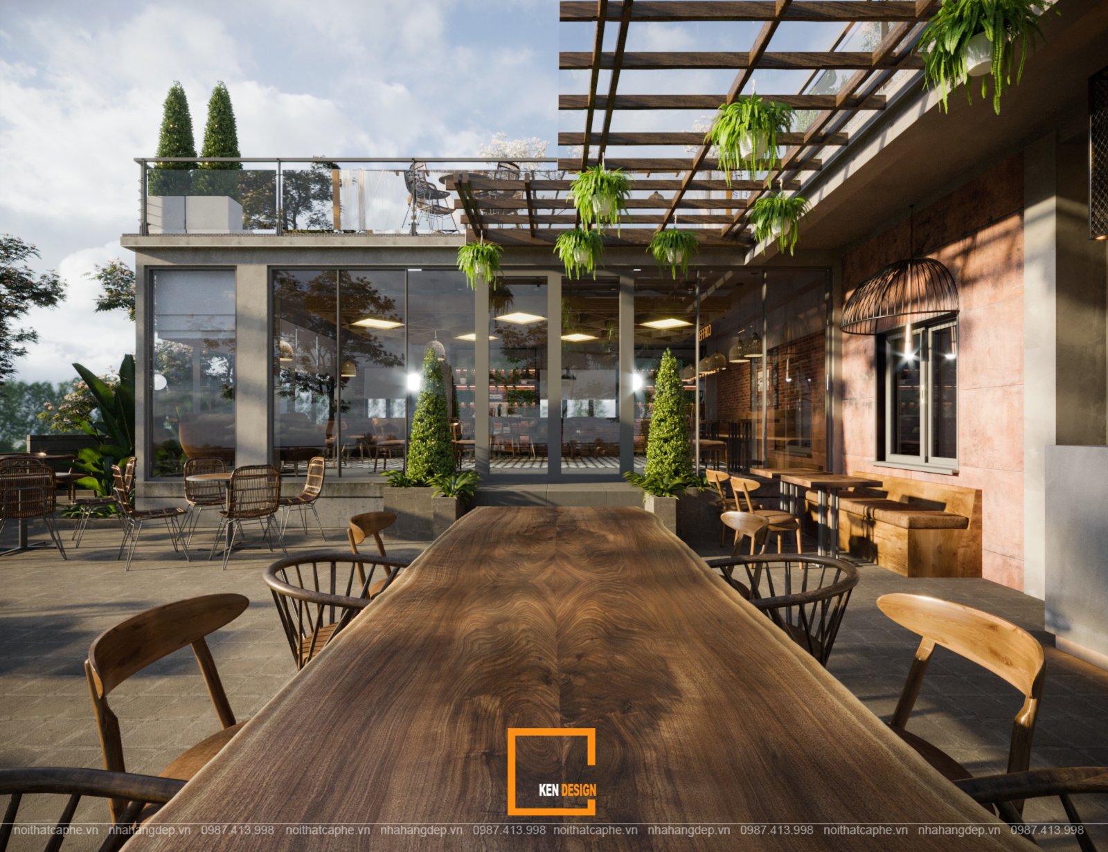 Windmills Coffee and Tea咖啡馆室内设计丨越南丨KenDesign-32