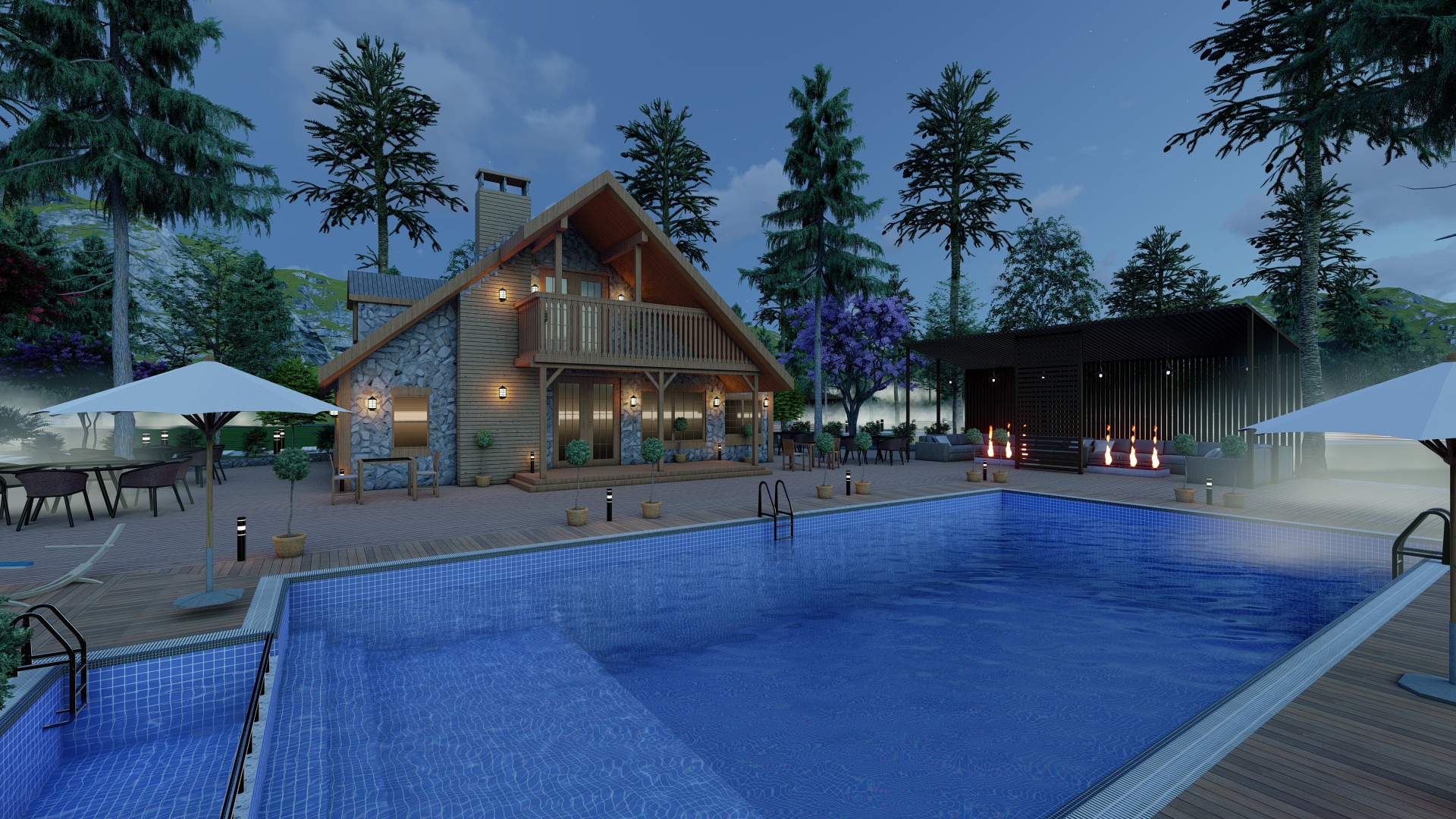 Resort design in Canada/ Freelance paid project-4