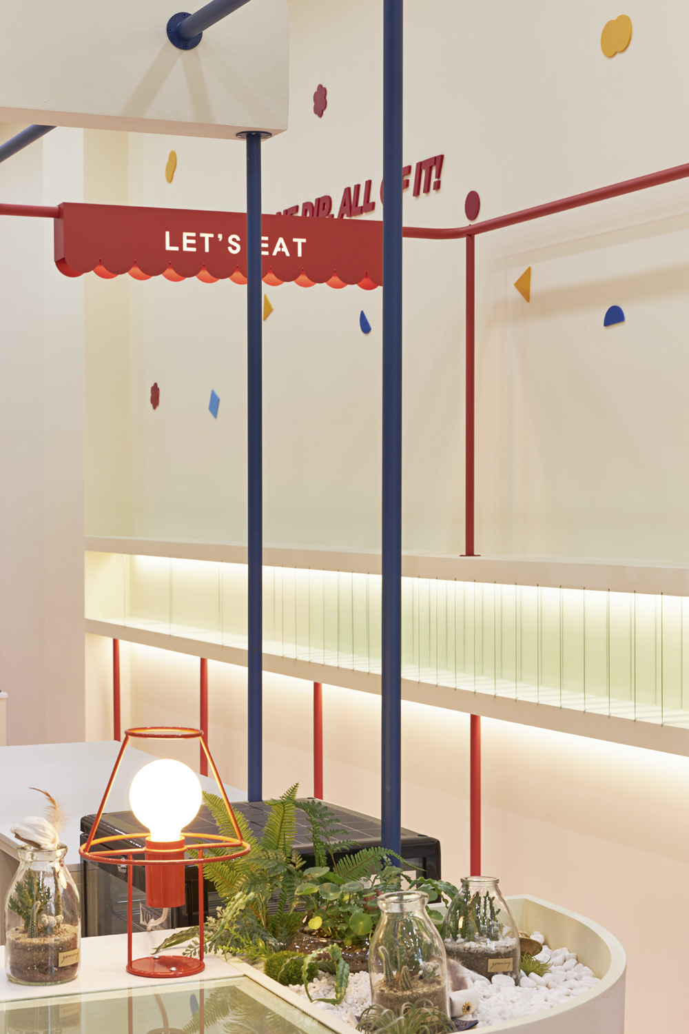 甜蜜四季 | 28 平糖果色甜品店设计-19