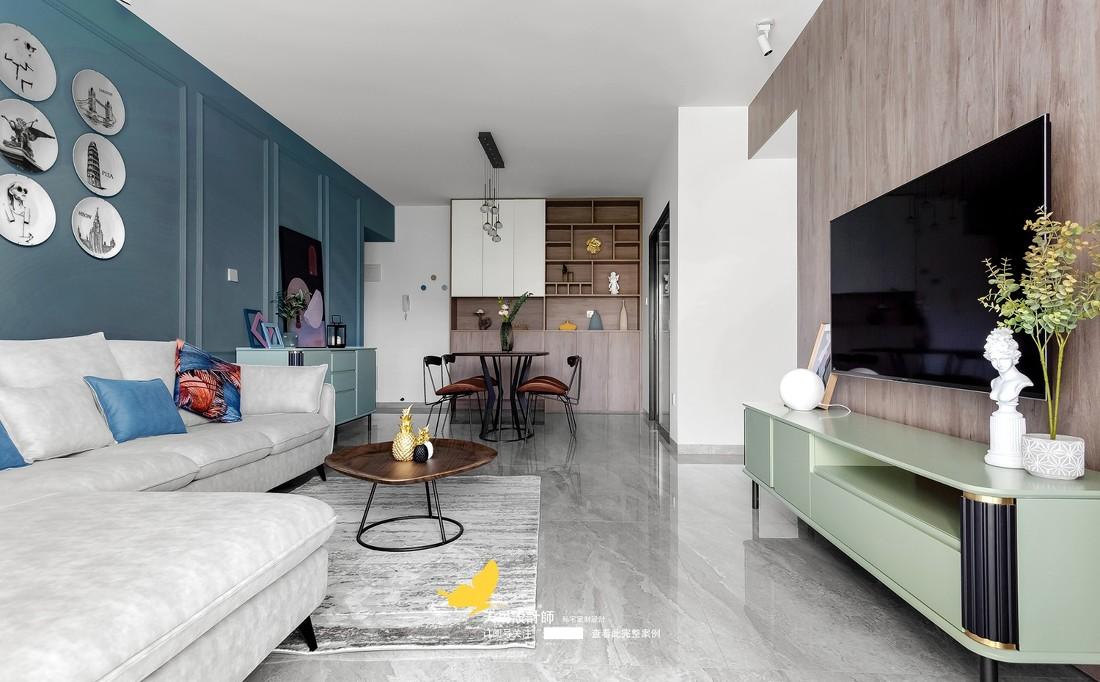 冷调复古混搭风,空间利用更优化-1