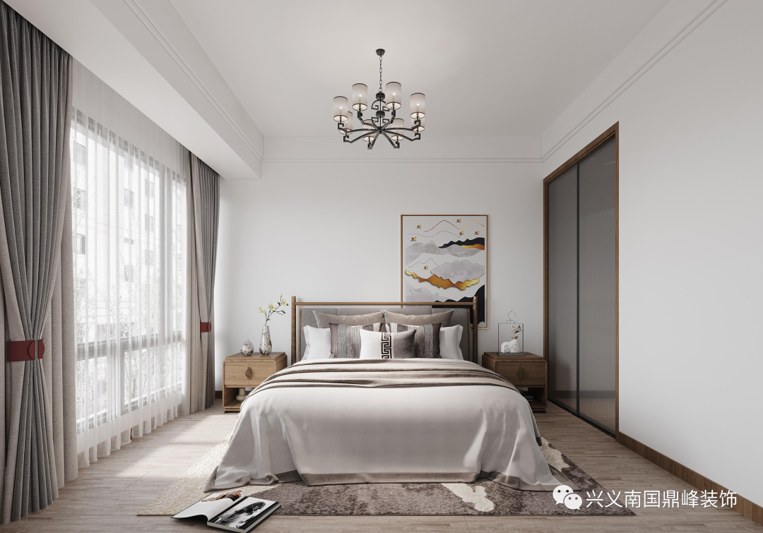 南国鼎峰四季花城 220㎡新中式装修丨鼎墅设计|邓梁-27