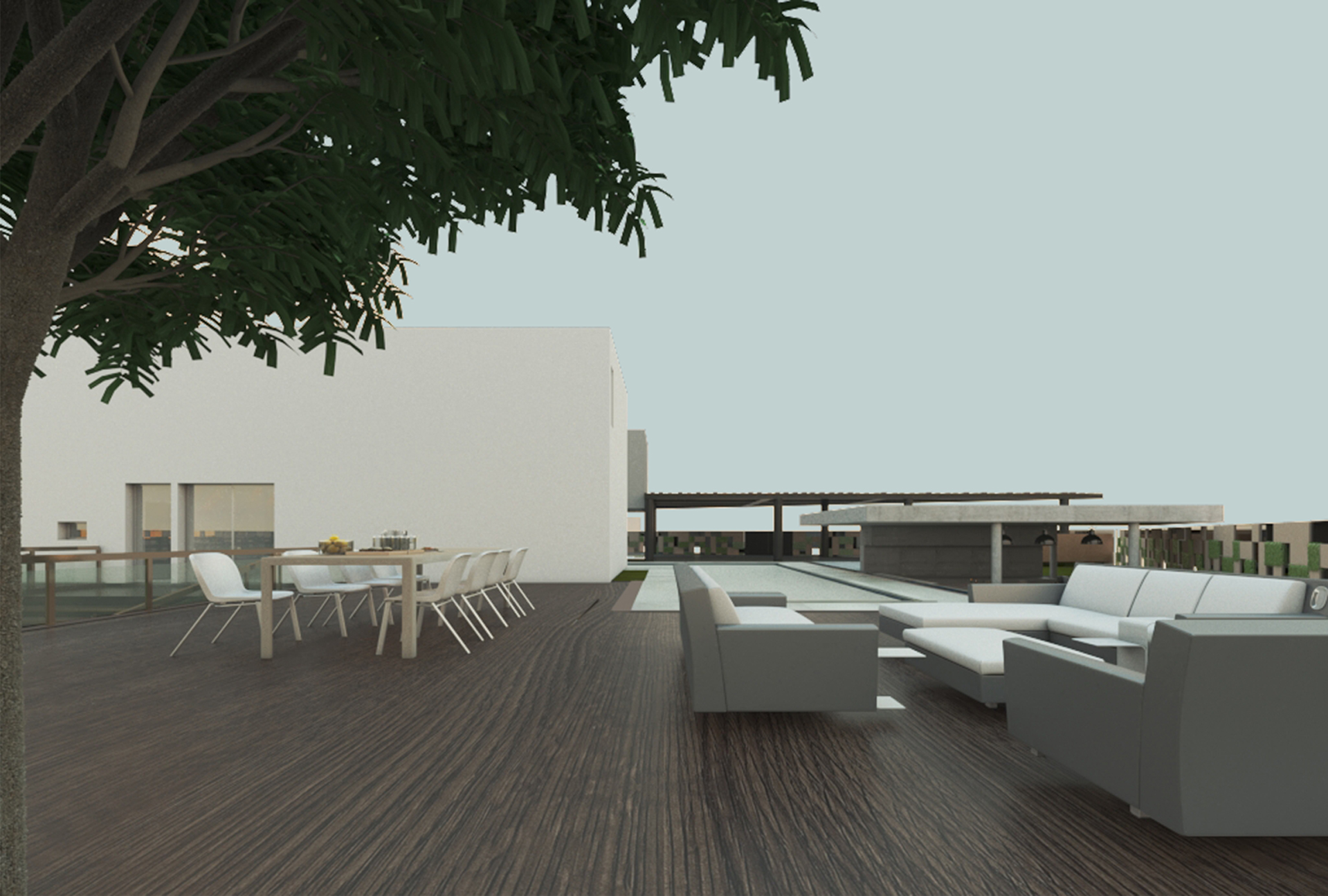 别墅项目景观丨埃及亚历山大丨亚历山大大学建筑系-9