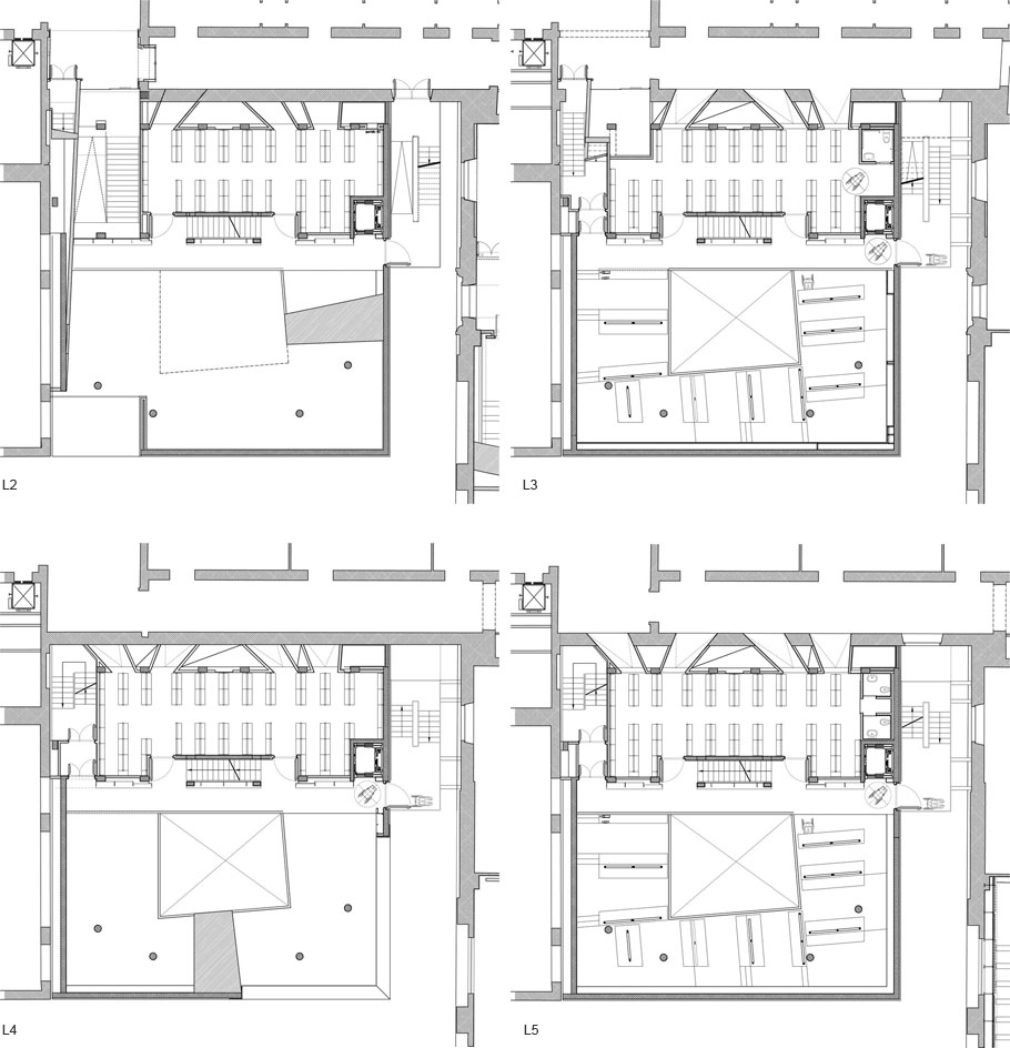 罗马 Pontificial Lateran 大学图书馆扩建与礼堂翻新-67