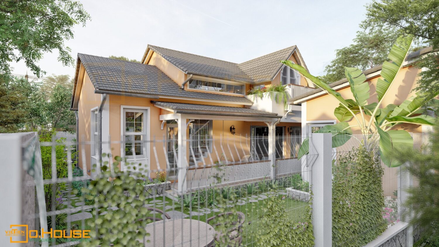 免费SketchUp房屋外部模型丨Vietien Do-3