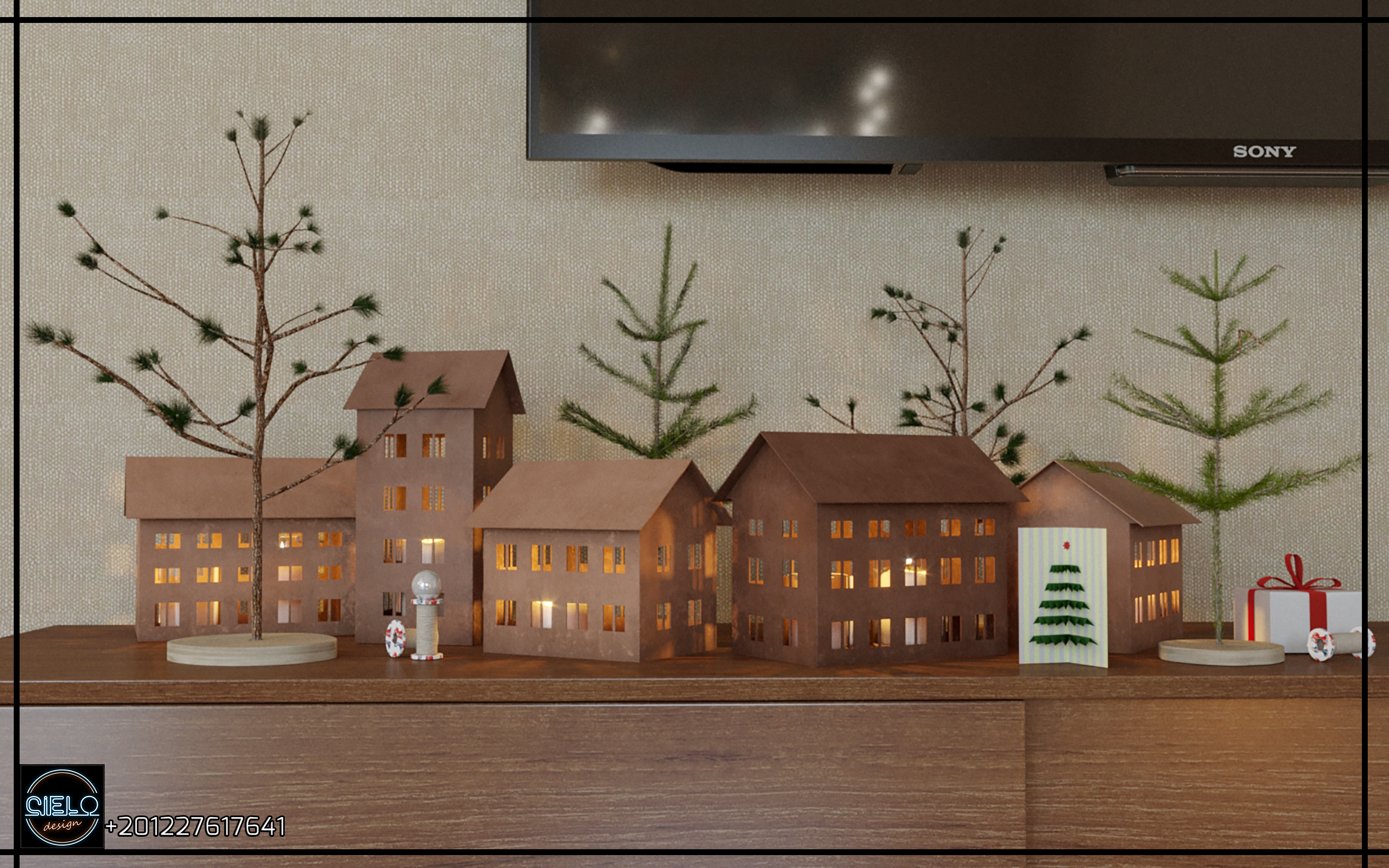 imaginary reception design in Christmas touch-4