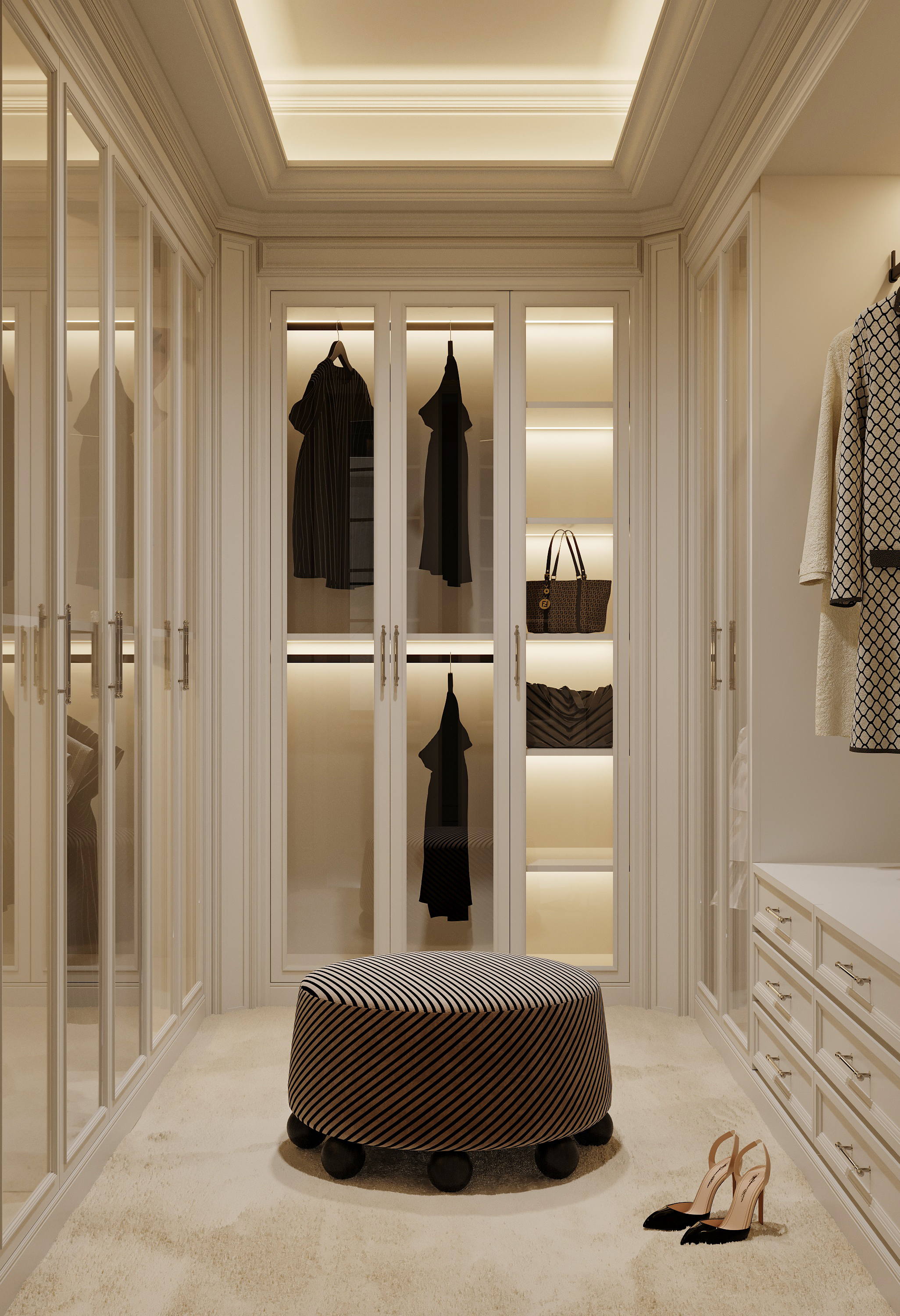 西派少城黑白法式丨月桂山设计事务所-23