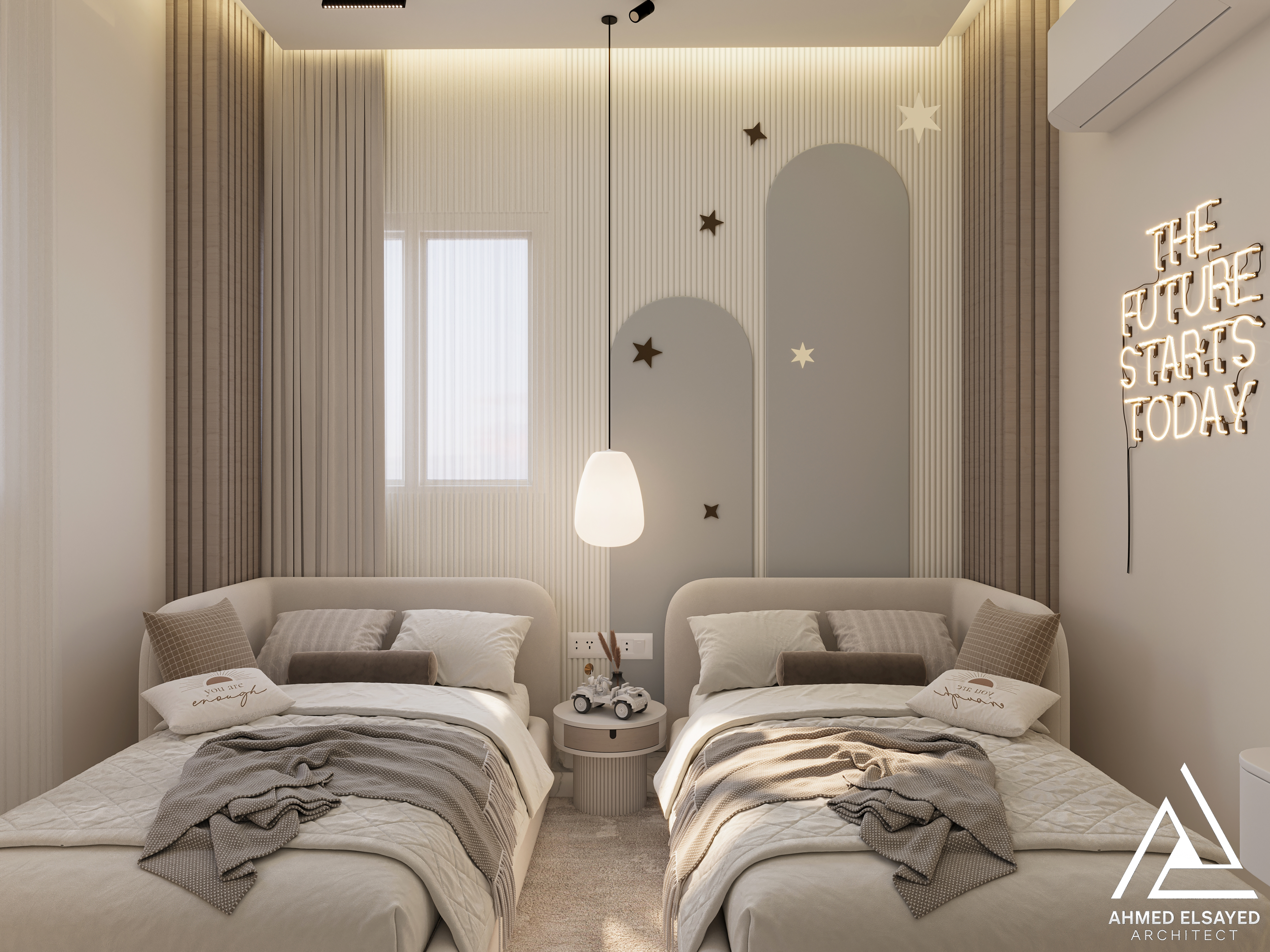 儿童房丨Ahmed Elsayed-1