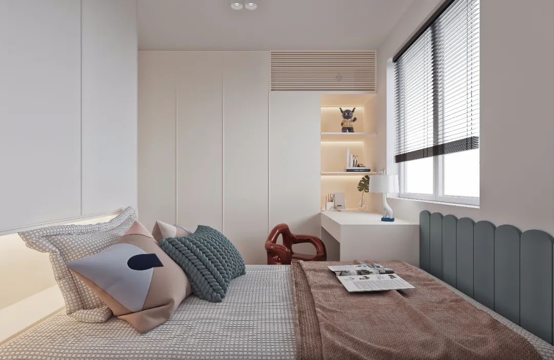 轻奢极简，60㎡裕中西里小区公寓设计诠释空间美学-16