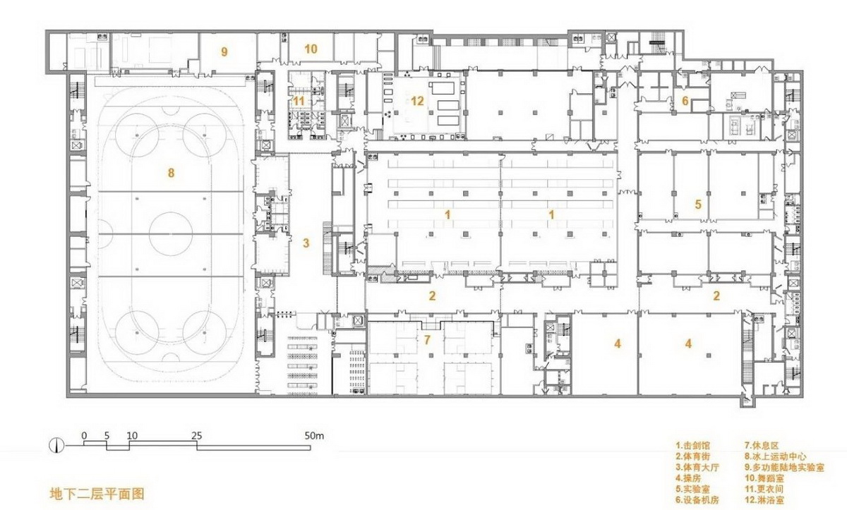 清华大学北体育馆丨中国北京丨清华大学建筑设计研究院有限公司-76