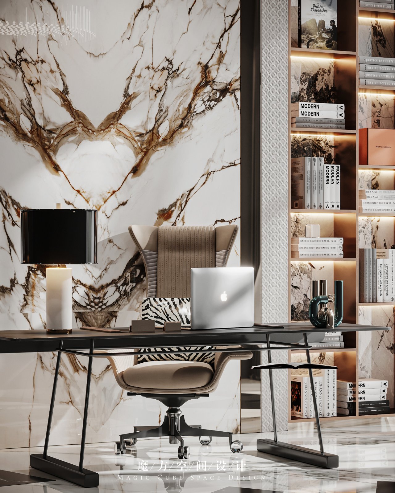 南昌意式轻奢别墅项目丨中国南昌丨魔方空间设计-24