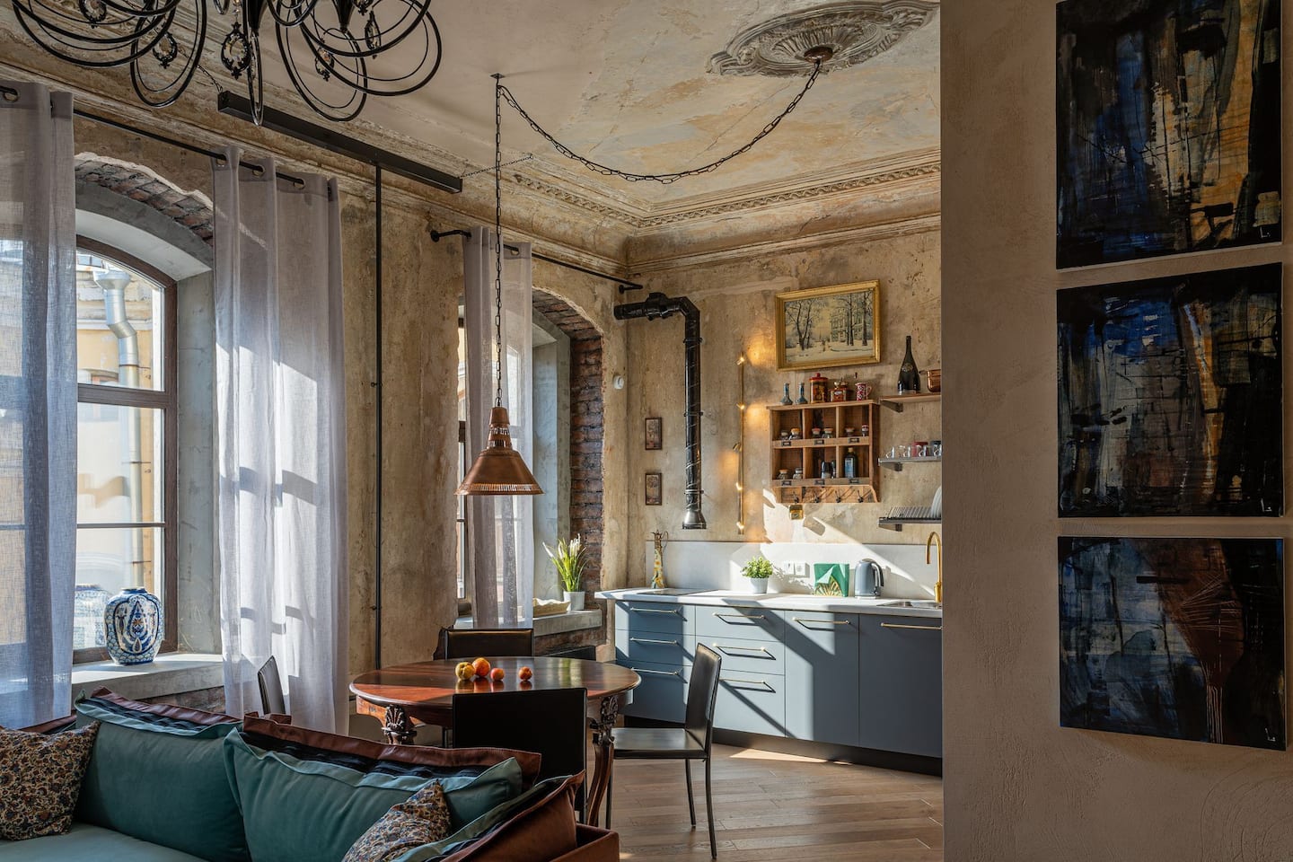 圣彼得堡60平方米公寓丨俄罗斯圣彼得堡丨Valeria Leone-11