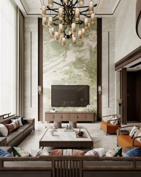 660㎡新中式别墅 牛石丨中国湖南丨纵向·空间设计