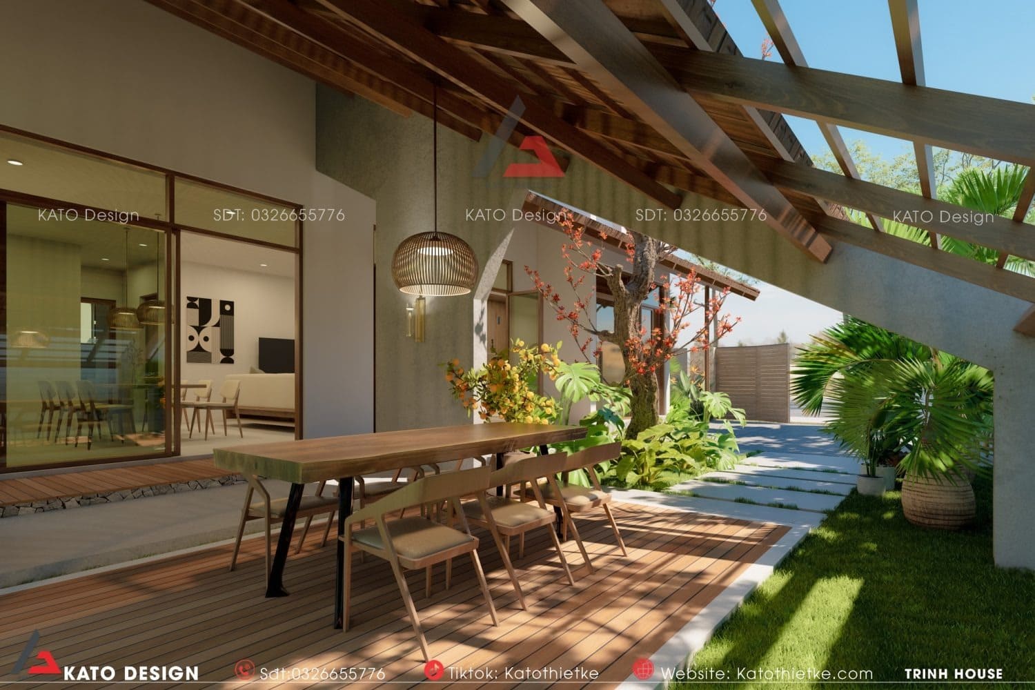 郑宅（若Trinh有特定人名对应姓氏，可能需根据实际情况确定准确音译，若仅从常见情况推测Trinh是越南人常见姓氏郑，这里暂译郑宅 ） 丨KATO Thiết Kế-3
