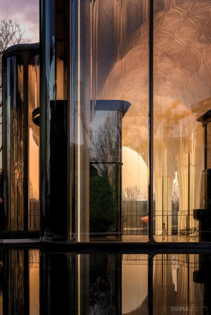 新作 DIA —— 写意山水 · 落日熔金「北京·华润置地 臻澐四季花厅 Urban luxury natural art」丨中国北京丨GAD吴轩-20