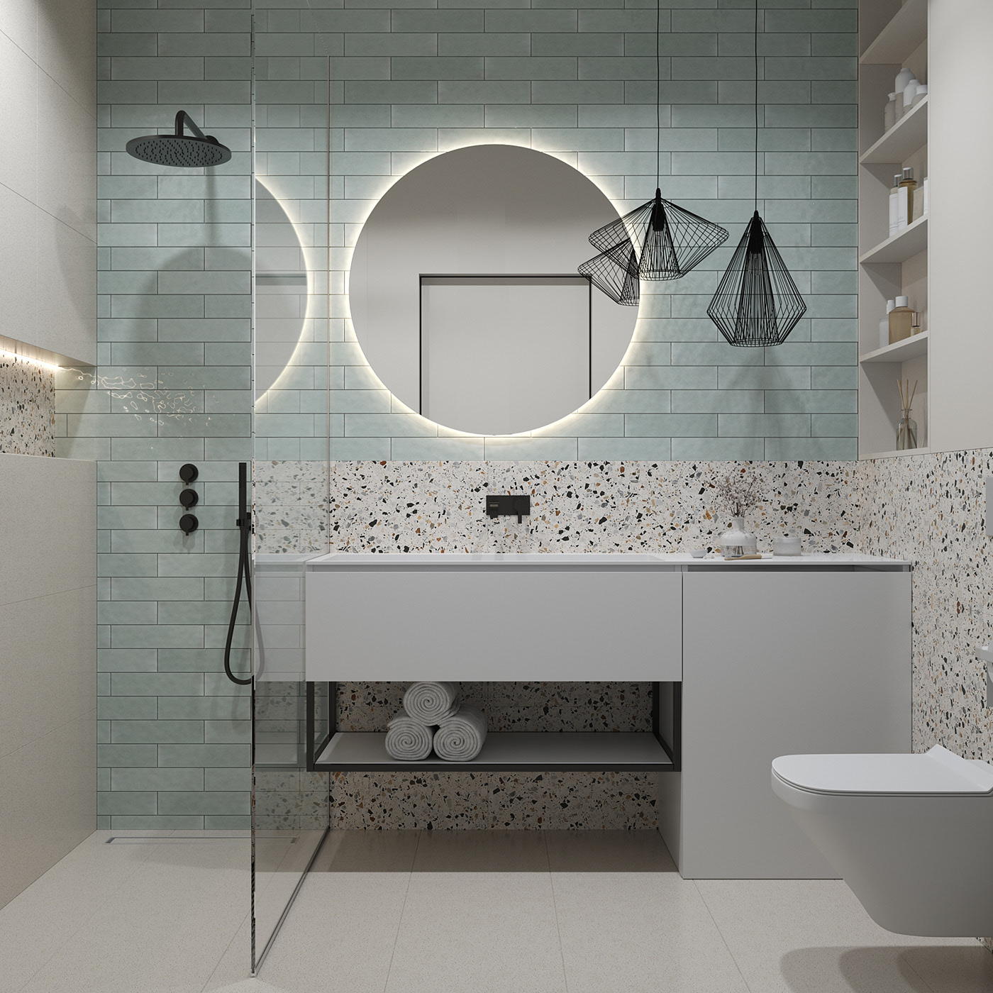 白色系简约风小空间设计                     -14