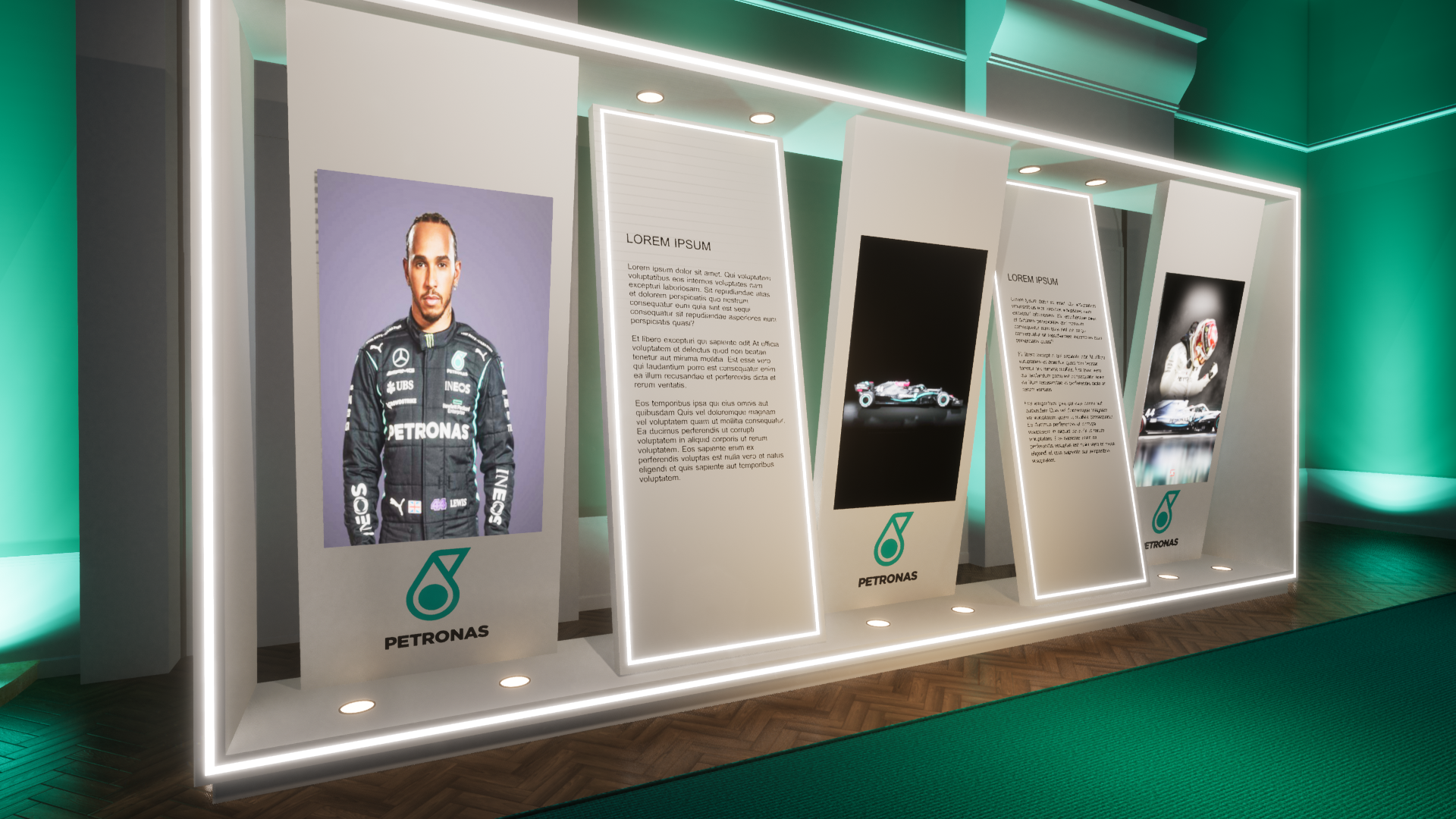 Petronas - Exposição Lewis Hamilton-2