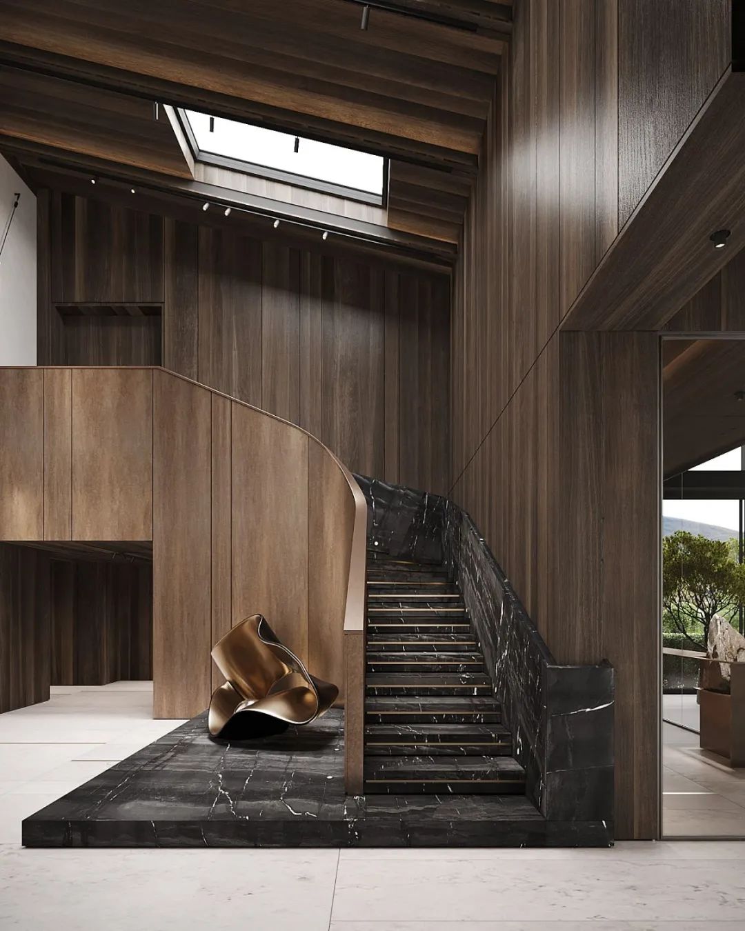 灰色奢华 · 1300㎡大宅设计丨IQOSA Architect-26