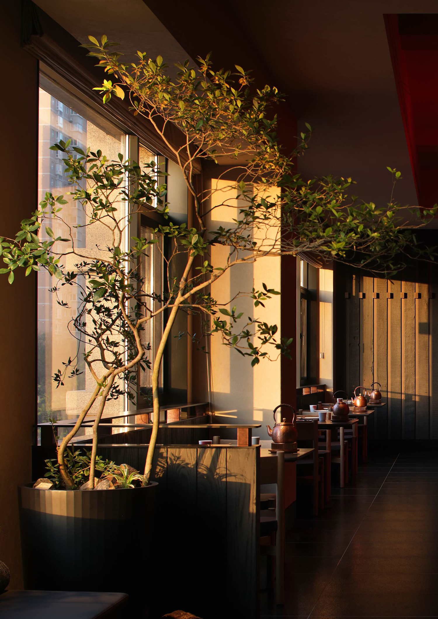 金昆阁·铜锅涮肉丨中国西安丨屋里门外设计-23