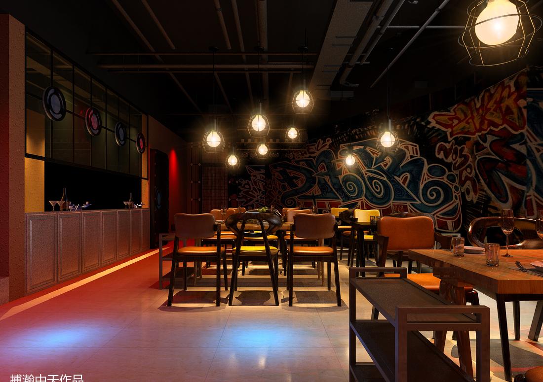 上海香逸江边渔乐餐厅室内设计-28