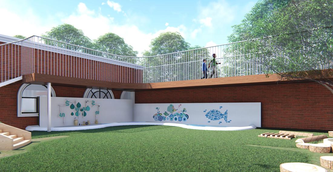 自然原木色的幼儿园设计-19