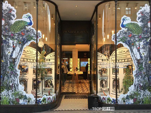 2017年9月伦敦街边秋冬季橱窗设计-4