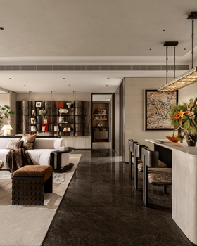 观致设计 | 深圳颐乐安宸营销中心+112㎡&128㎡样板间