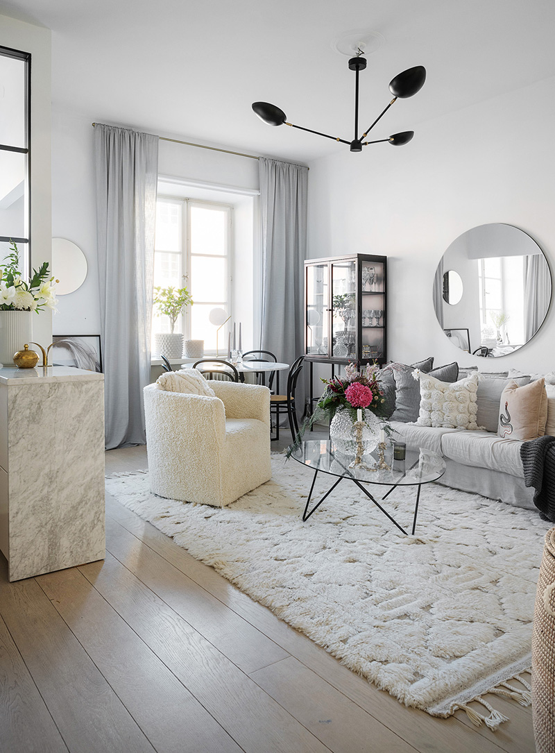 斯德哥尔摩 35 平米少女公寓，粉色浪漫满屋-2