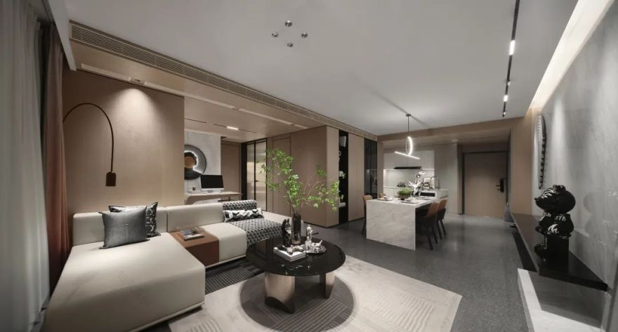 泸州高新·湖畔 A2 样板间丨中国泸州丨WTD 威尔森设计咨询-4