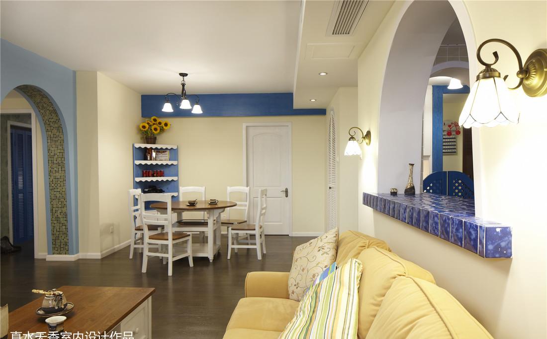 真水无香室内设计丨平层丨海天一色-5