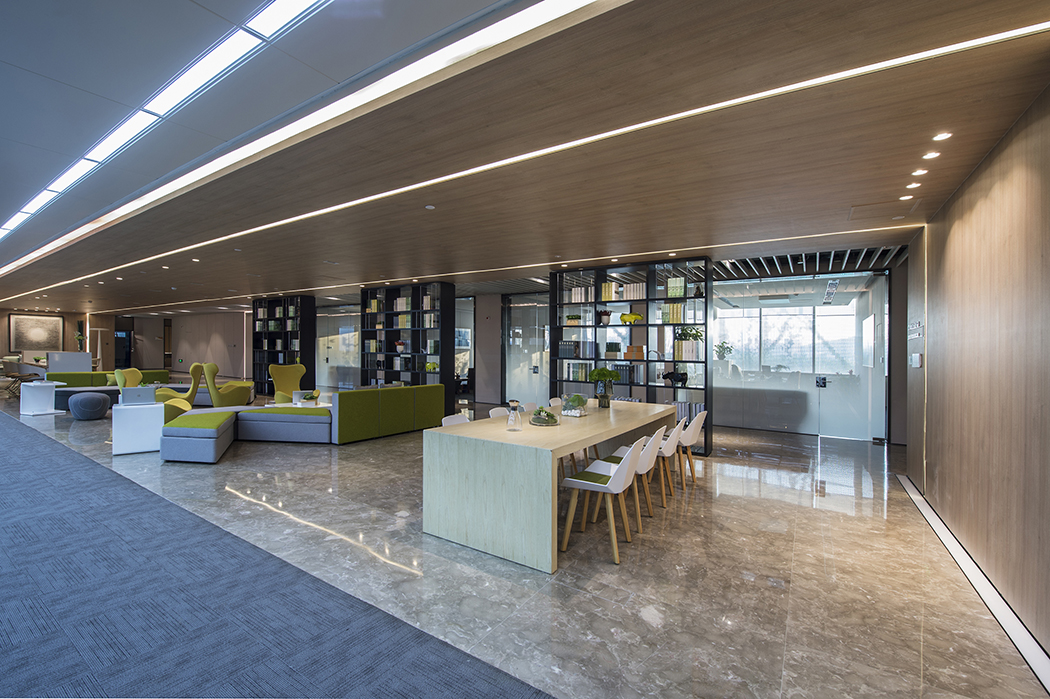 香榭蒂新作丨自然平衡，知识共享时代的智慧办公空间 — 济南绿地国金中心-26