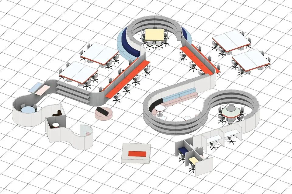 PRINCIPLES 模块化办公家具丨意大利米兰丨OMA-13