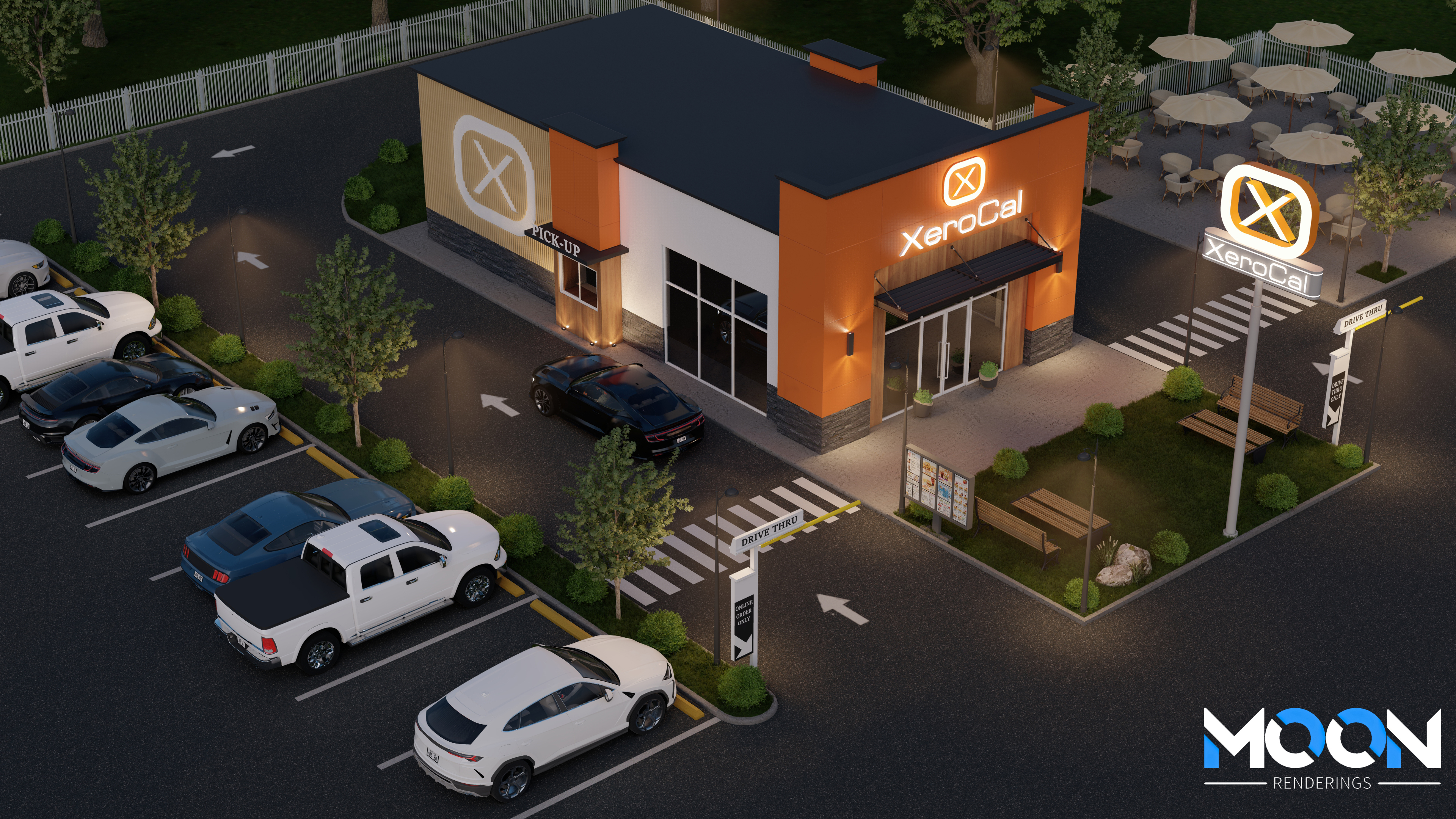 XeroCal Drive-Thru | Day & Night Visualization-5