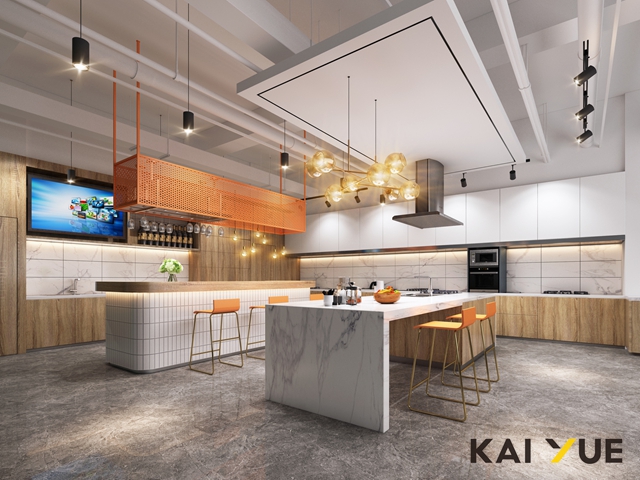 【凯悦装饰】稻田矩阵-属于秋天的办公空间设计-7