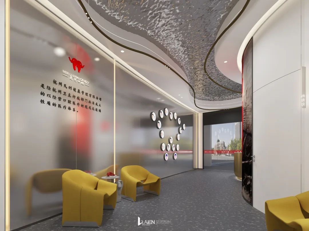 杭州民利口腔西湖店 | 莱恩设计打造现代时尚口腔治疗空间-15