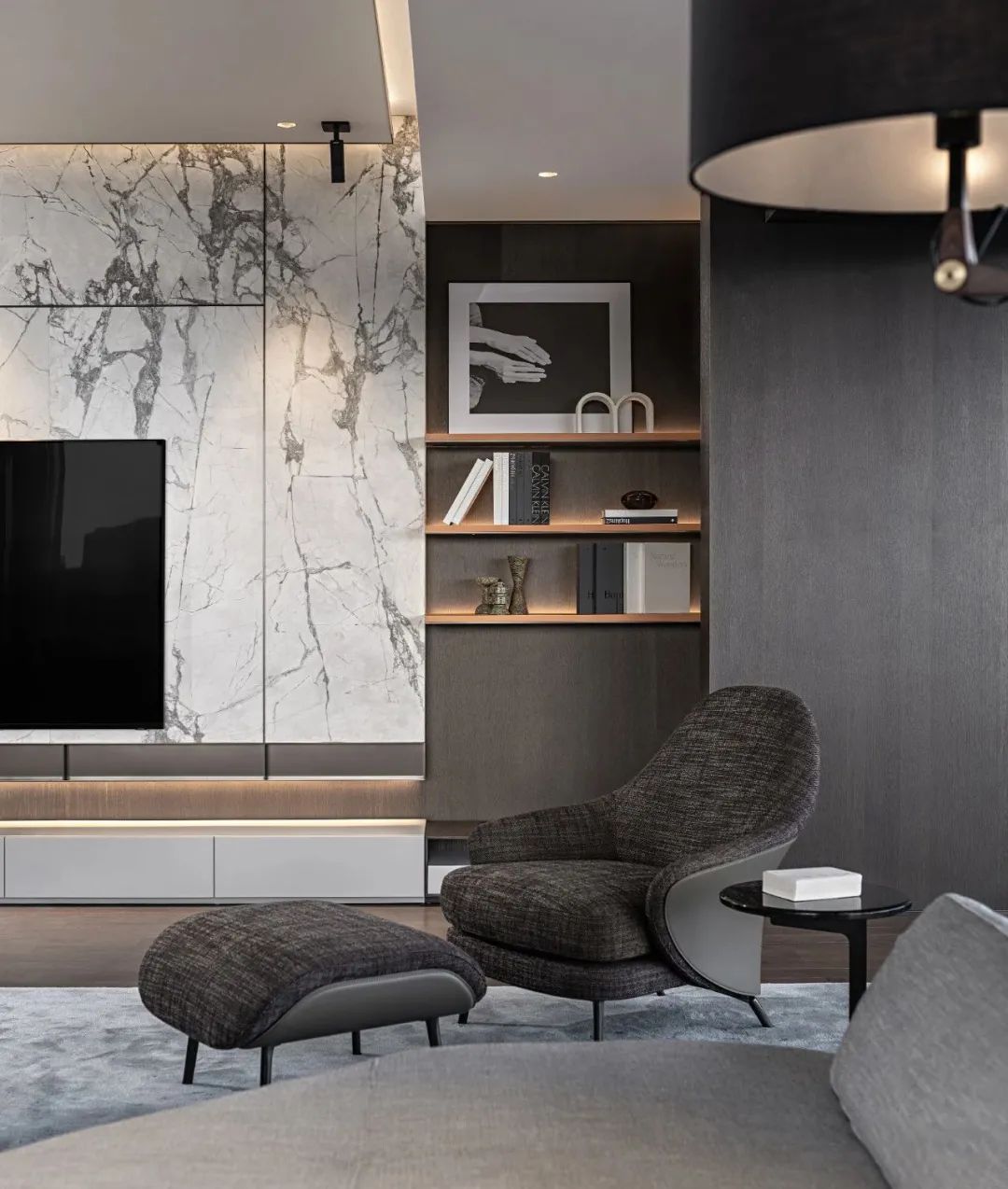 简约之魅·现代高级灰白空间设计-10