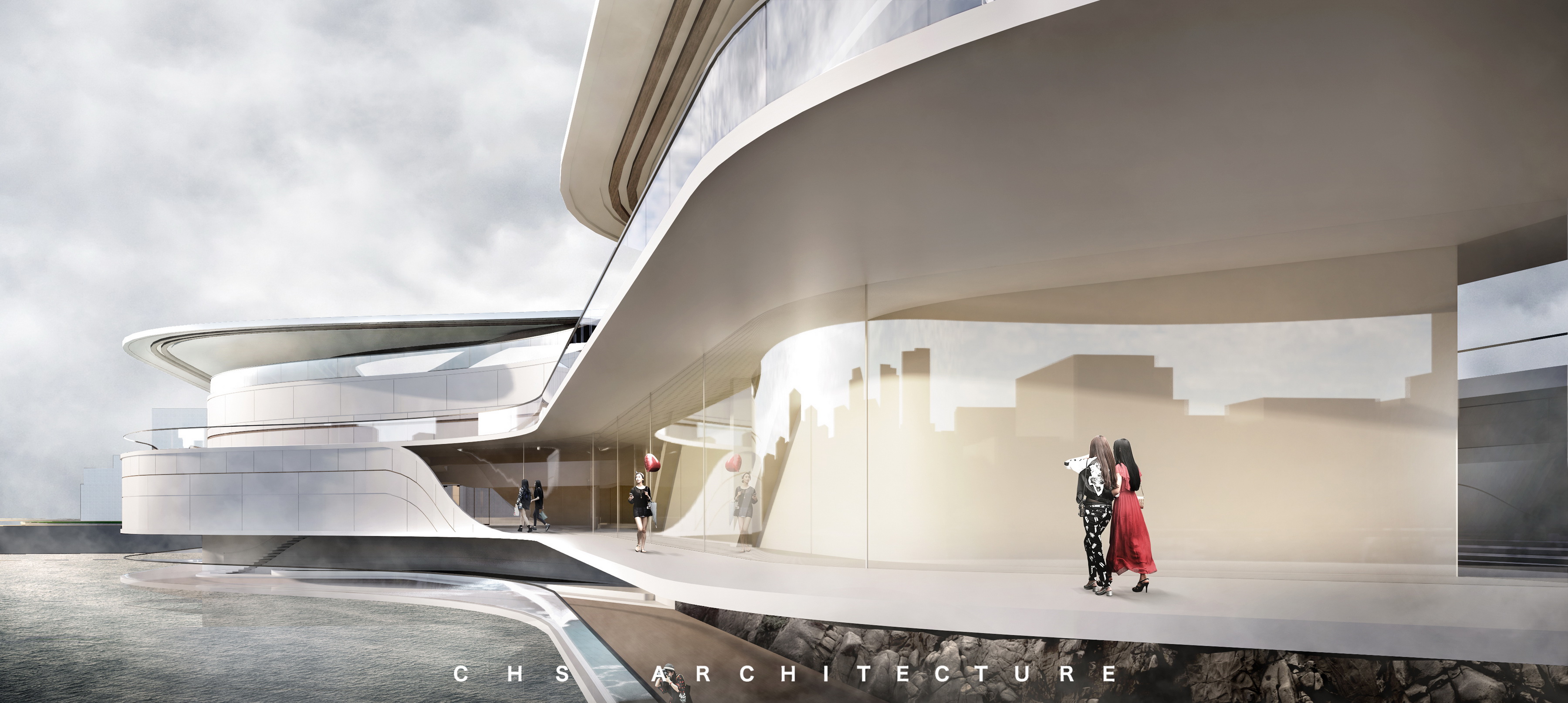 走舸·烟桥旅游体验中心建筑方案设计丨CHS ARCHITECTURE-20