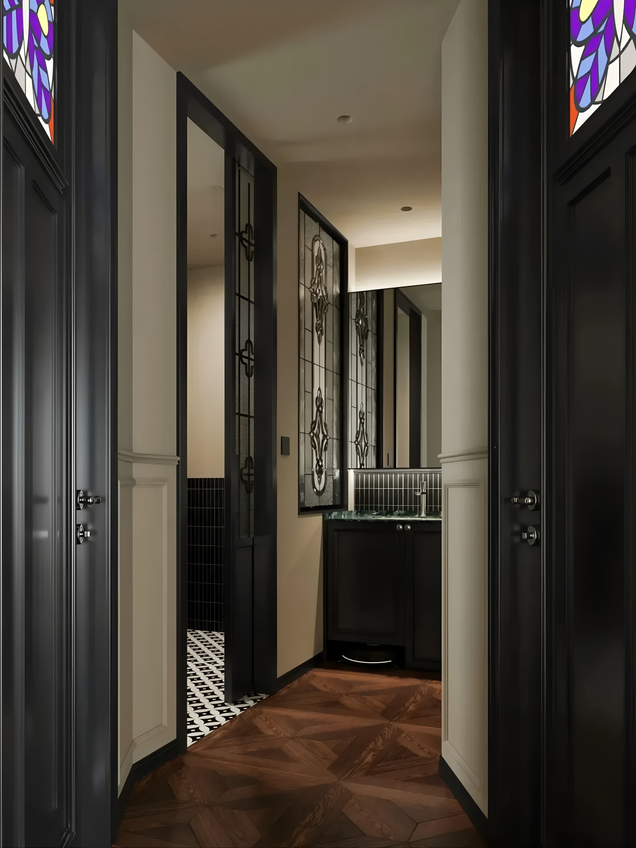 深圳两套法式复古风住宅设计丨中国深圳丨三生一宅-29