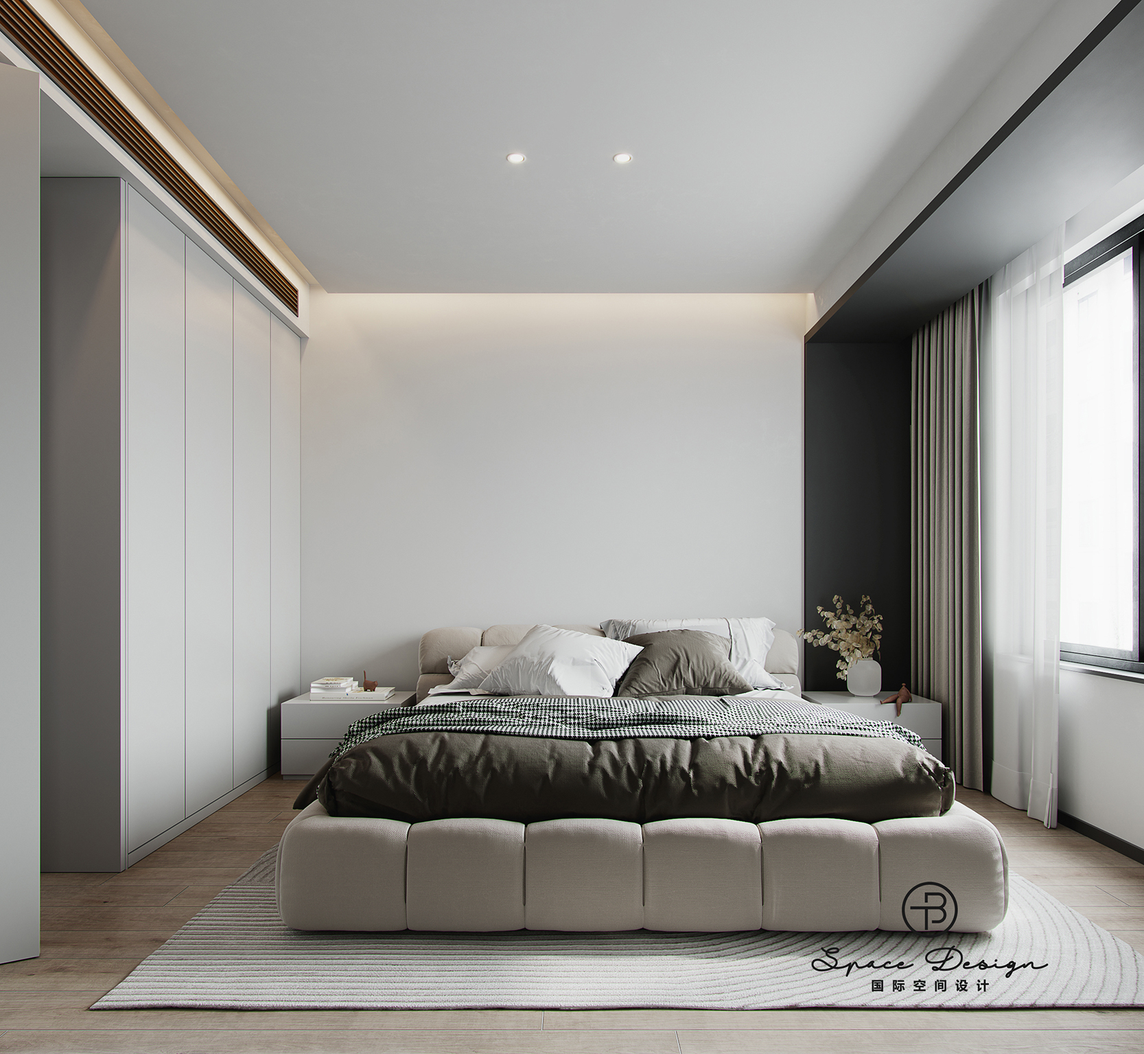 极致简约温暖治愈的家丨中国通州丨T·B 国际空间设计-33