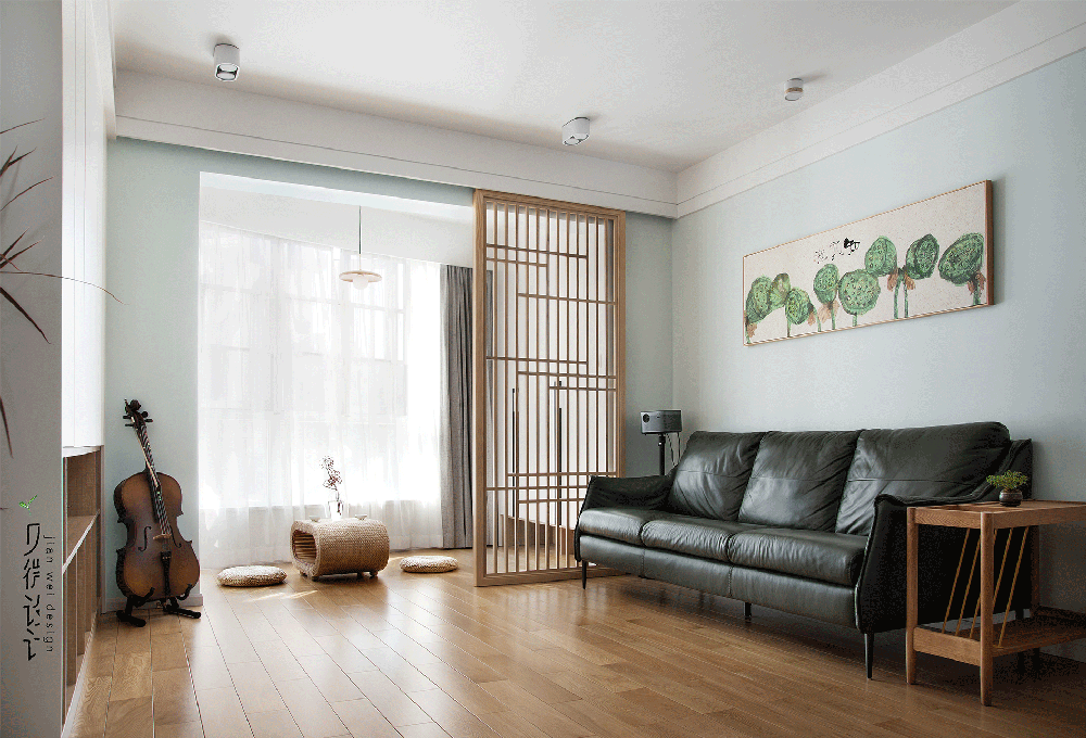 日式原木风三口之家丨中国深圳丨见微陈设艺术-35