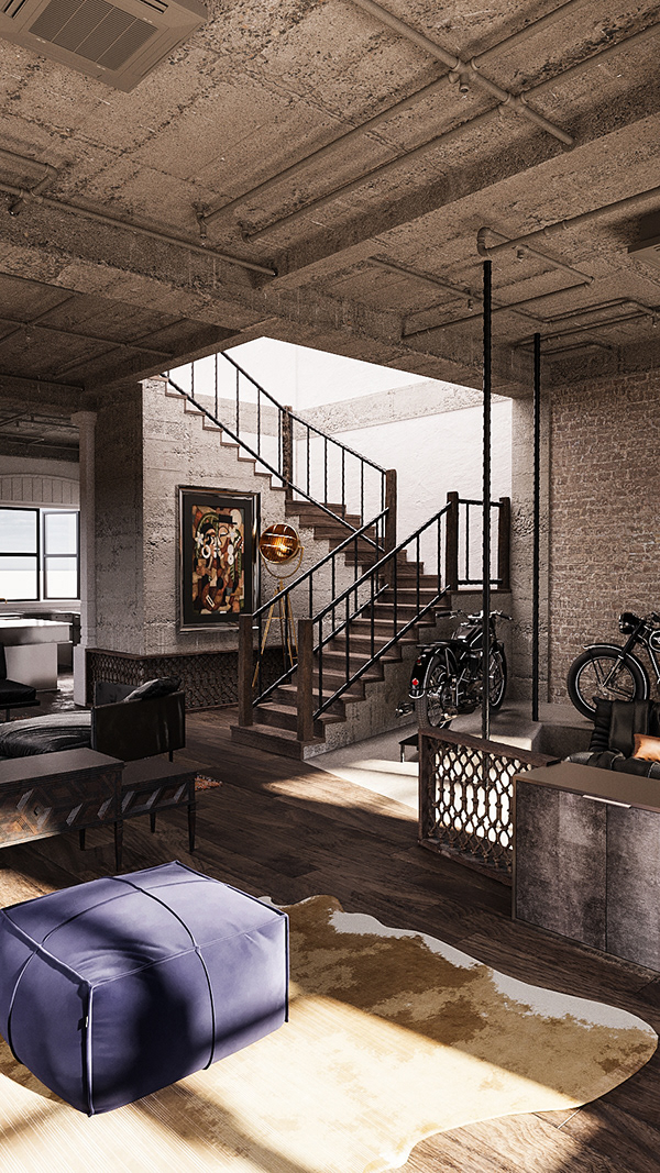 工业风别墅设计丨越南胡志明市丨Demi Filos（Phuong Pham）-8