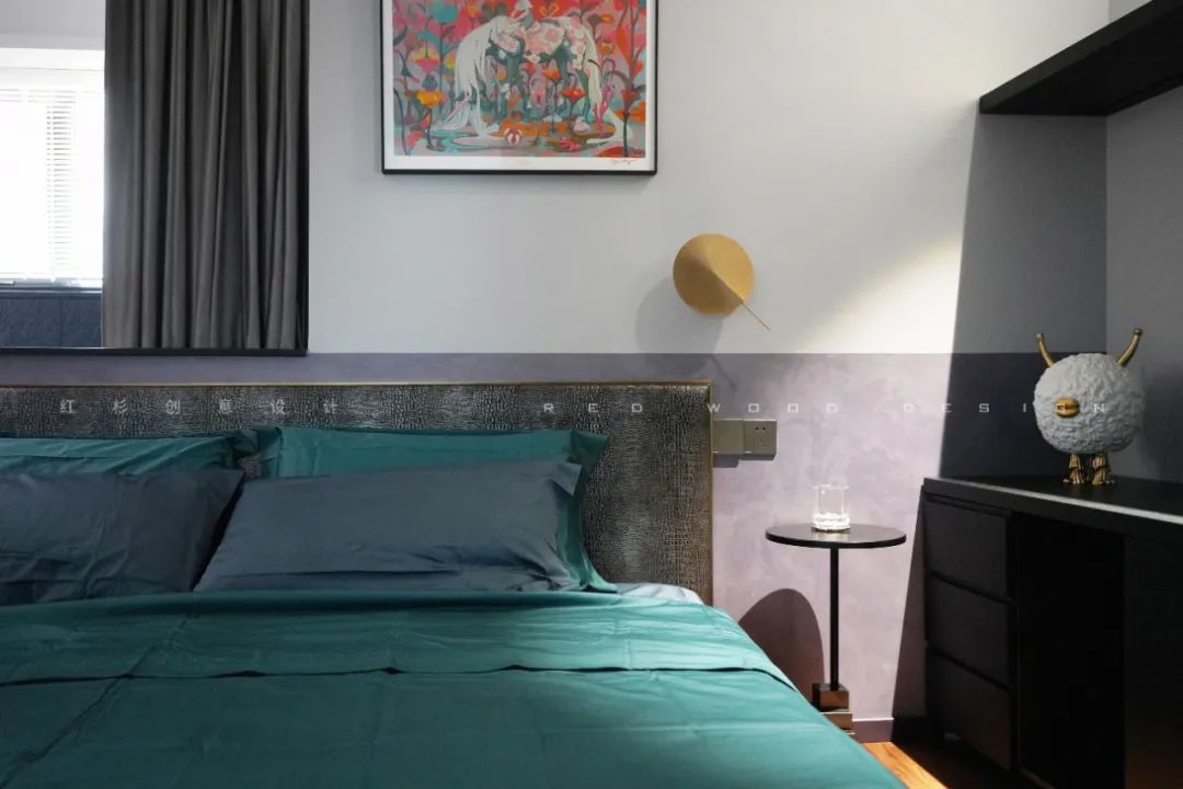 红杉创意设计 | 西安 360㎡现代家居,巧妙融合多种文化元素-73