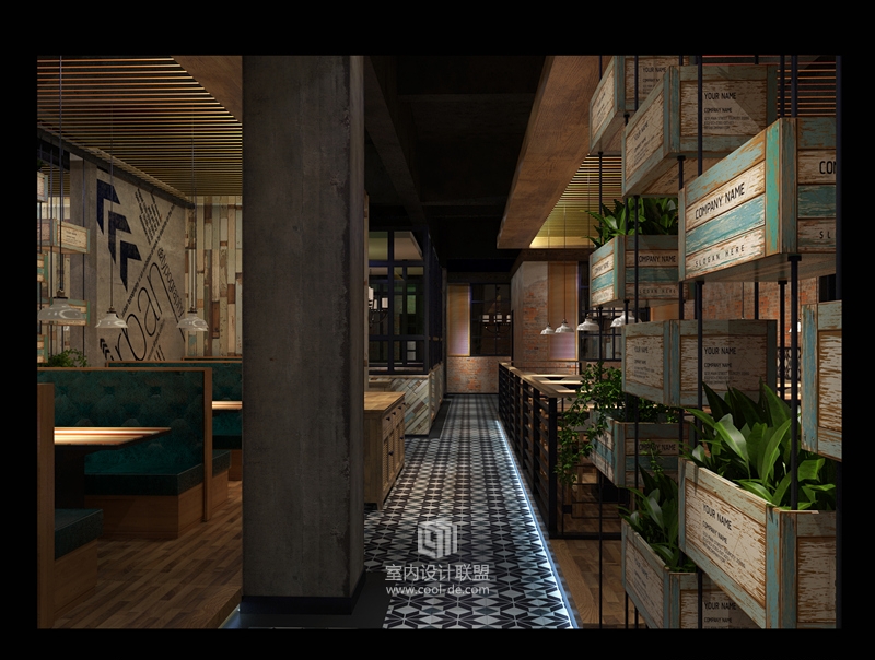 主题餐厅设计-花中城中铁店主题餐厅设计-6