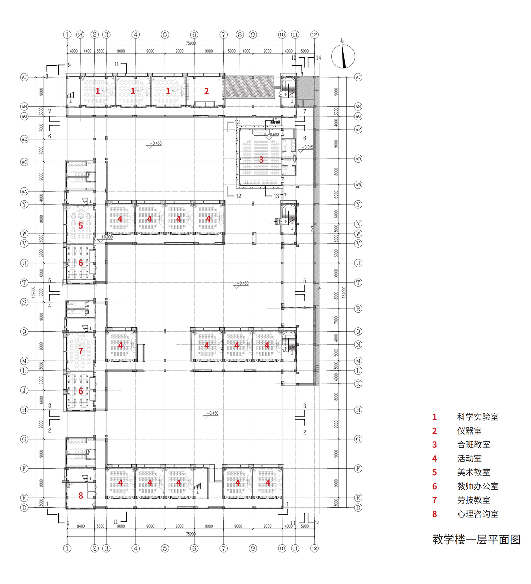 如东县友谊路小学新建工程丨中国江苏丨南京长江都市建筑设计股份有限公司-76